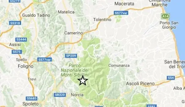 Terremoto, registrate due scosse forti nella provincia di Macerata.Sale a 294 bilancio vittime sisma