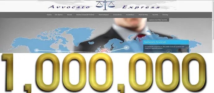 Avvocato Express: superato il milione di pagine visitate