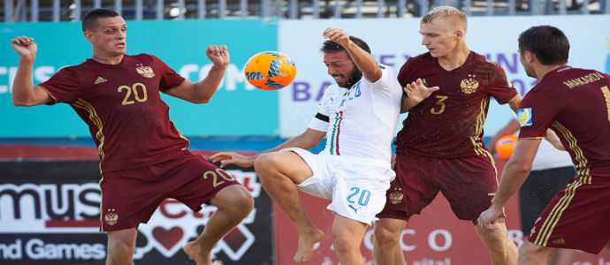 Superfinal Beach Soccer: Italia bella ma sfortunata, ko con la Russia