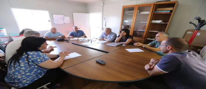 Stadio Ceravolo: Sopralluogo amministrazione e Catanzaro Calcio nei nuovi spogliatoi e al campo b