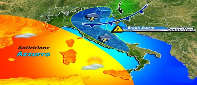 Meteo, Break-Storm con temporali e grandine al Centro-Nord poi colpo di scena: arriva Circe