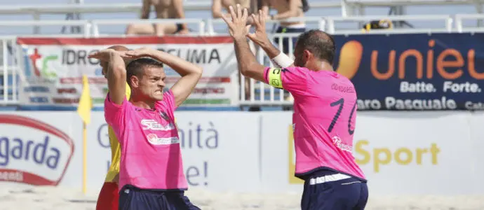 Beach Soccer - Girone B: Catania, Terracina, Villafranca e Canalicchio volano a Riccione