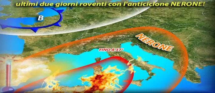 Meteo: Anticiclone Nerone Estate rovente, ecco i consigli per vincere il caldo,