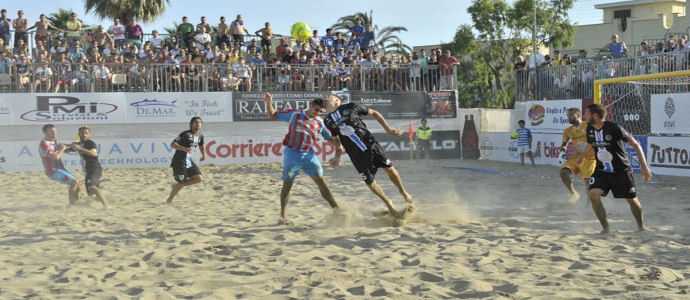 Beach Soccer - Serie A 2016: Catania solo in vetta, battuto 4-3 il Terracina