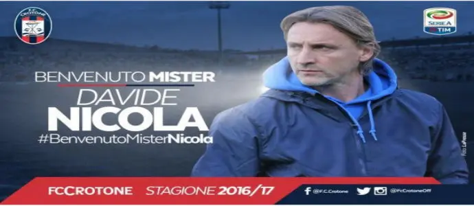 Calcio: Crotone. Nicola si presenta, parola d'ordine entusiasmo