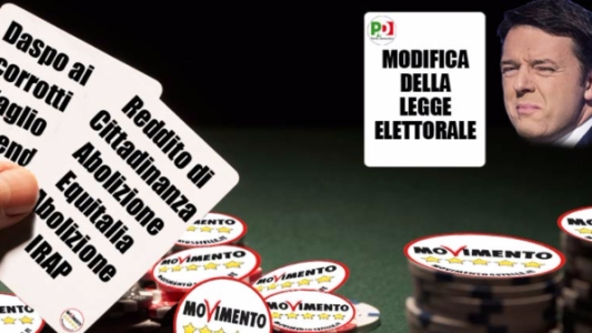 Italicum, no del M5S alle modifiche. Grillo: «Renzi un baro da due soldi»