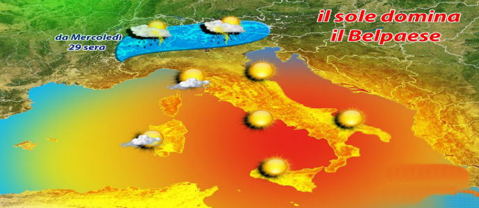 Meteo: Anteprima assoluta d'estate