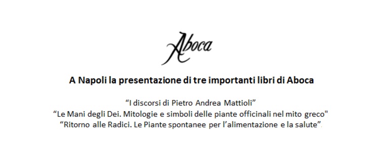A Napoli la presentazione di tre importanti libri di Aboca