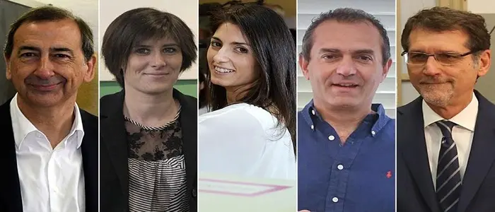 Comunali: Raggi sindaco di Roma, Appendino a Torino, Sala a Milano e Napoli conferma De Magistris