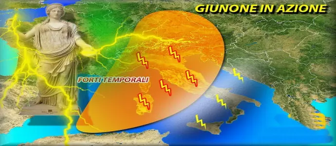 Meteo: Ciclone Giunone, violenti nubifragi su Emilia, Toscana, Puglia poi ovunque