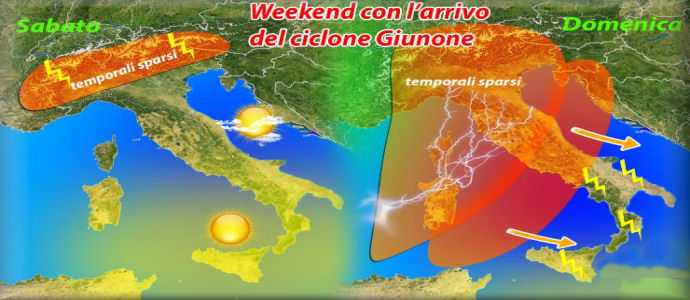 Meteo: Allarme su Emilia Romagna, ecco il ciclone Giunone
