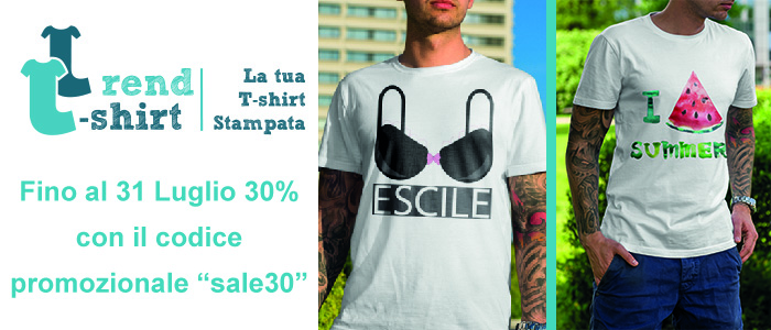 Trend T-shirt da oggi online! Abbigliamento uomo e Donna