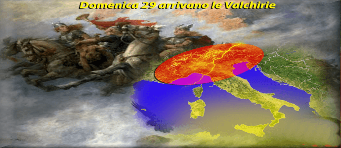 Allerta Meteo: Direttamente dall'Atlantico ciclone Valchirie, Nubifragi sull'Italia