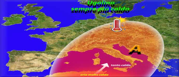 Meteo: Anticiclone Ugolino, prove d'estate, caldo africano!
