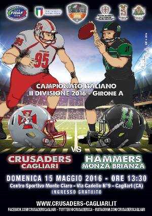 I Crusaders Cagliari attendono gli Hammers