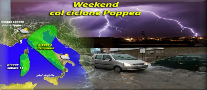 Meteo: Poppea anche nel weekend poi estate