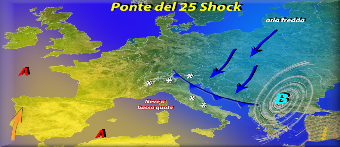 Meteo: Ponte del 25 Aprile con temporali e grandinate al Nord