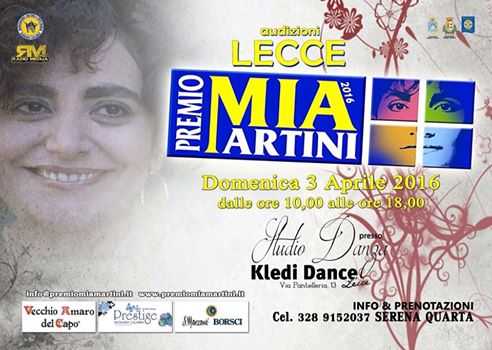 Le audizioni per il Premio Mia Martini a Lecce
