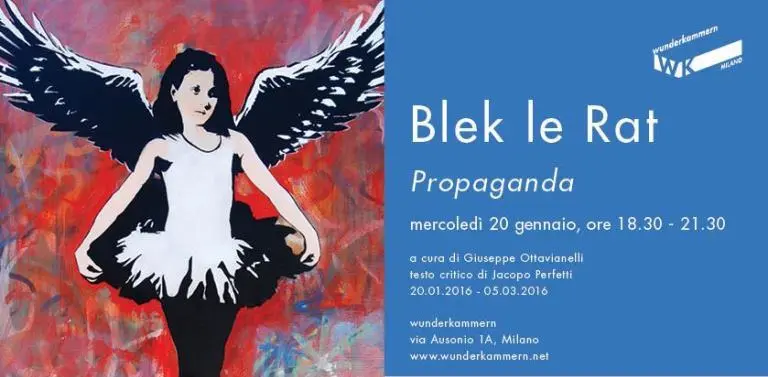 L'arte di strada di Blek le Rat
