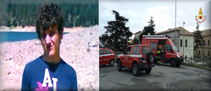 Attive le ricerche dei Vigili del Fuoco per il 22nne disperso Giuseppe Alaimo