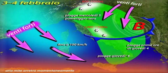 Allerta Meteo su Triveneto, Lombardia, Emilia Romagna, Marche, alta Toscana e Abruzzo