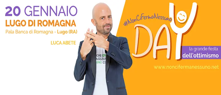 Luca Abete a Lugo di Romagna con il #NonCiFermaNessunoDay