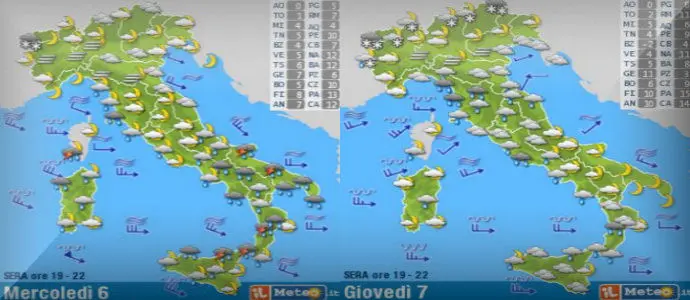 Meteo: Befana con maltempo al Centro-Sud Italia, temporali e Neve in Appennino