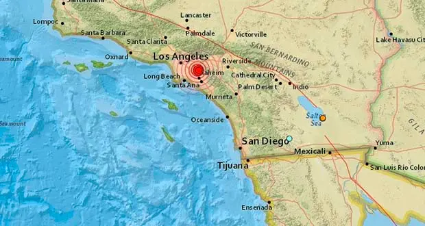 Trema la terra a Los Angeles: avvertita scossa di magnitudo 4.4