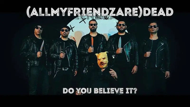 Questa notte a mezzanotte uscirà il nuovo video degli AllMyFriendzAre Dead