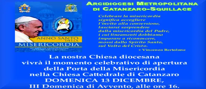 Mons. Vincenzo Bertolone - Apertura Porta Santa della Misericordia della Chiesa Cattedrale