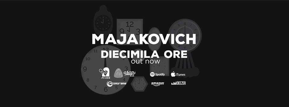 Majakovich, è uscito 'Diecimila ore' Il primo singolo estratto da 'Elefante'