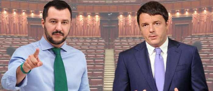 Matteo Salvini Vs Renzi: "Siamo nelle mani di un incapace"