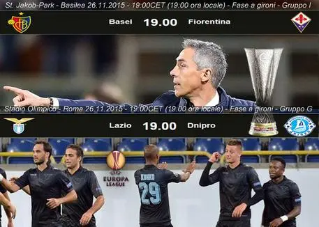 Europa League: stasera in campo Fiorentina, Lazio e Napoli