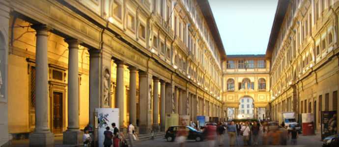 Galleria degli Uffizi Firenze: Il restauro dei Santi di Bulgarini