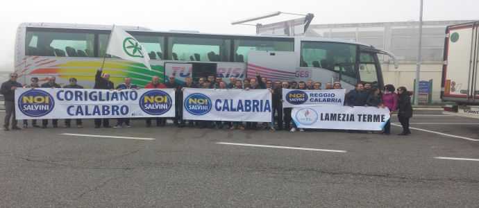"Noi con Salvini Calabria" alla manifestazione svoltasi a Bologna