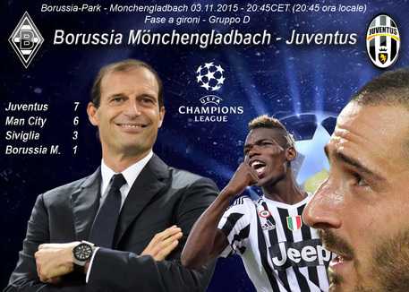 Champions League, stasera Borussia-Juventus, Allegri: "Gara importante per passaggio turno"