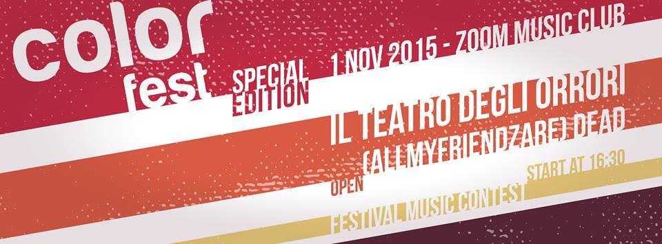 Sul palco dello Zoom domani il COLORfest special edition con il Teatro Degli Orrori