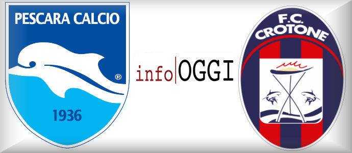 Calcio Serie B: Pescara-Crotone 4-1.Il Crotone crolla a Pescara