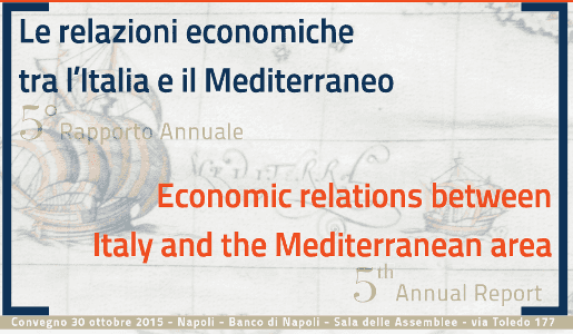 Convegno al Banco di Napoli, "Un Mezzogiorno al centro del Mediterraneo", Napoli 30 ottobre 2015