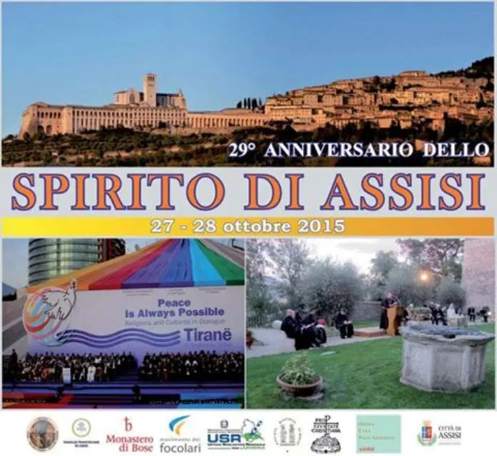 Per dire stop alla guerra: 29° anniversario dello Spirito di Assisi, 27-28 ottobre 2015