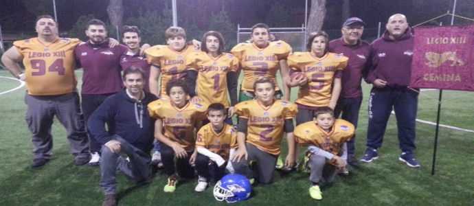 Football Americano Legio XIII esordio della under 13 nel Bowl Romano
