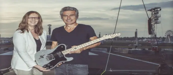 LIGABUE: Un impianto sonoro da 2 milioni di watt e una speciale chitarra Telecaster Custom Shop!