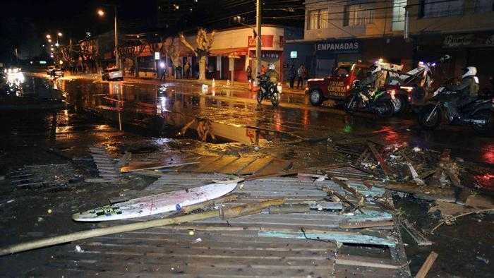 Cile: terremoto di magnitudo 8.3. Un milione di sfollati, almeno 8 morti.