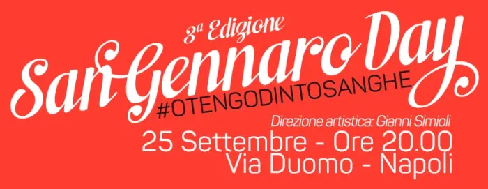 Napoli, ritorna il San Gennaro Day, 25 settembre-sagrato del duomo