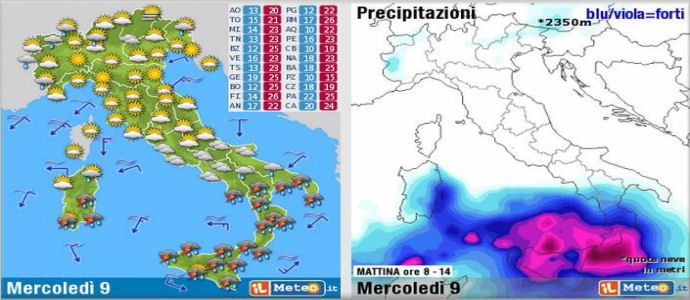 Allerta meteo: Allerta rischio alluvioni in Sicilia e Calabria!