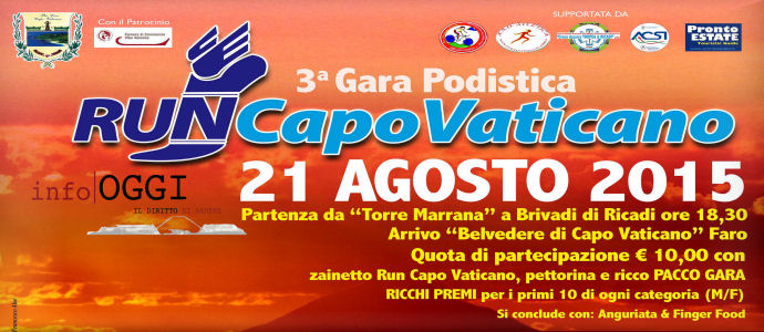 RUNCapoVaticano evento sportivo regionale