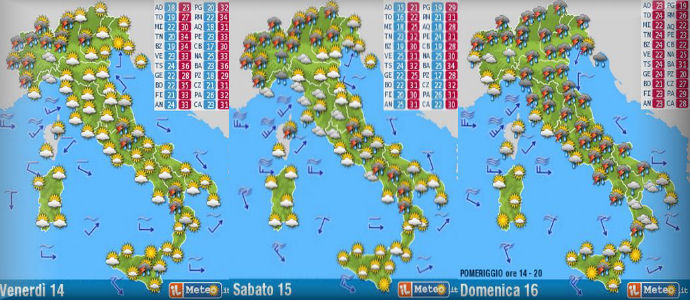 Meteo: Sabato notte Summer Storm 2015. Burrasca di Ferragosto su Valle d'Aosta, Piemonte e Lombardia