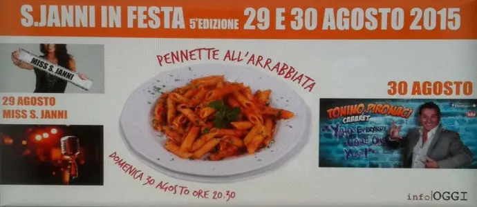 V^ edizione "Santo Janni in festa 2015". Ecco il programma ufficiale