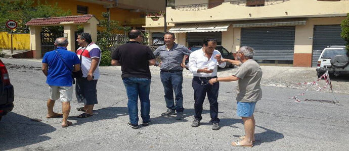 Nubifragio sulla costa del medio jonio. Sopralluogo del presidente Bruno a Petrizzi