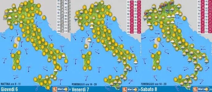 Meteo: Dopo Acheronte, forti temporali con grandine su Piemonte, Alpi, Prealpi, Toscana, Appennini